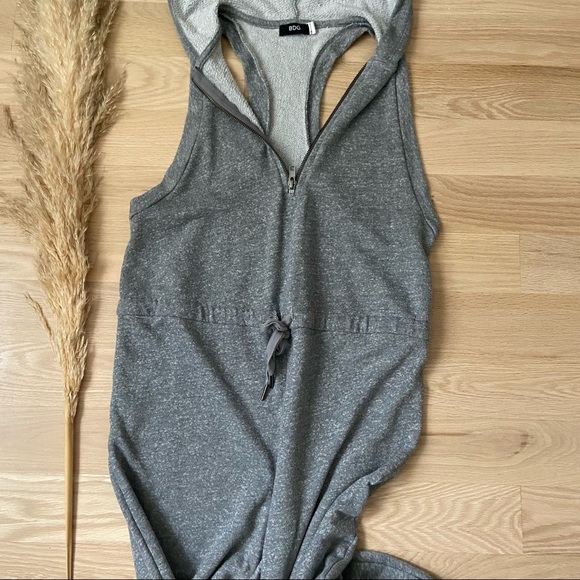 BDG | Terry Fleece Hooded Jumpsuit | Small - Picture 2 of 11